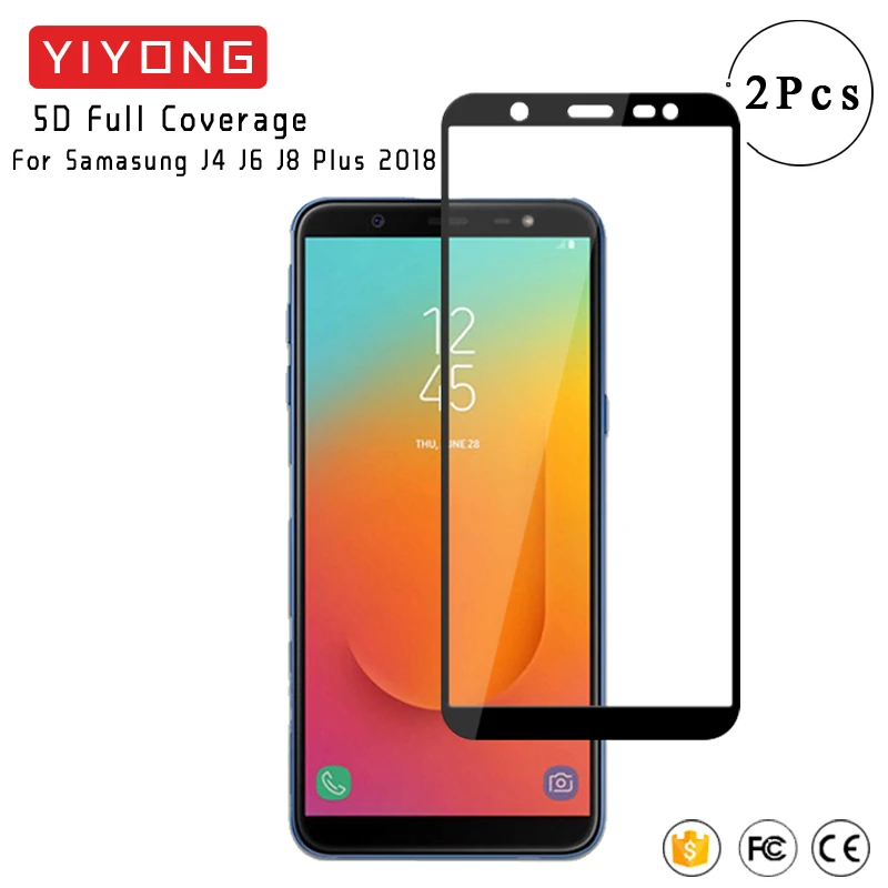 Стекло YIYONG 9D с полным покрытием для Samsung Galaxy J8 J4 J6 Plus 2018 закаленное стекло защиты