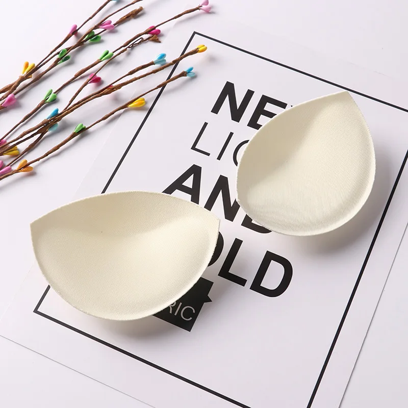 2 шт. 1 пара Женские аксессуары губка купальник грудь пуш ап бюстгальтер подкладка