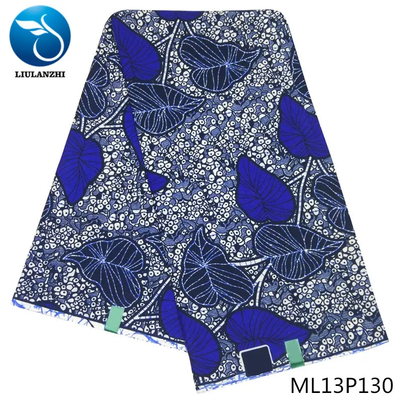 

LIULANZHI cotton ankara wax tissu 6 yards/lot printing sewing african wax tissu for dress ML13P118-130