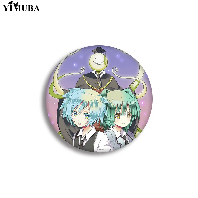 Коллекция брошей в классе убийц Shiota Nagisa Akabane Karuma фигурки мультяшный узор значок