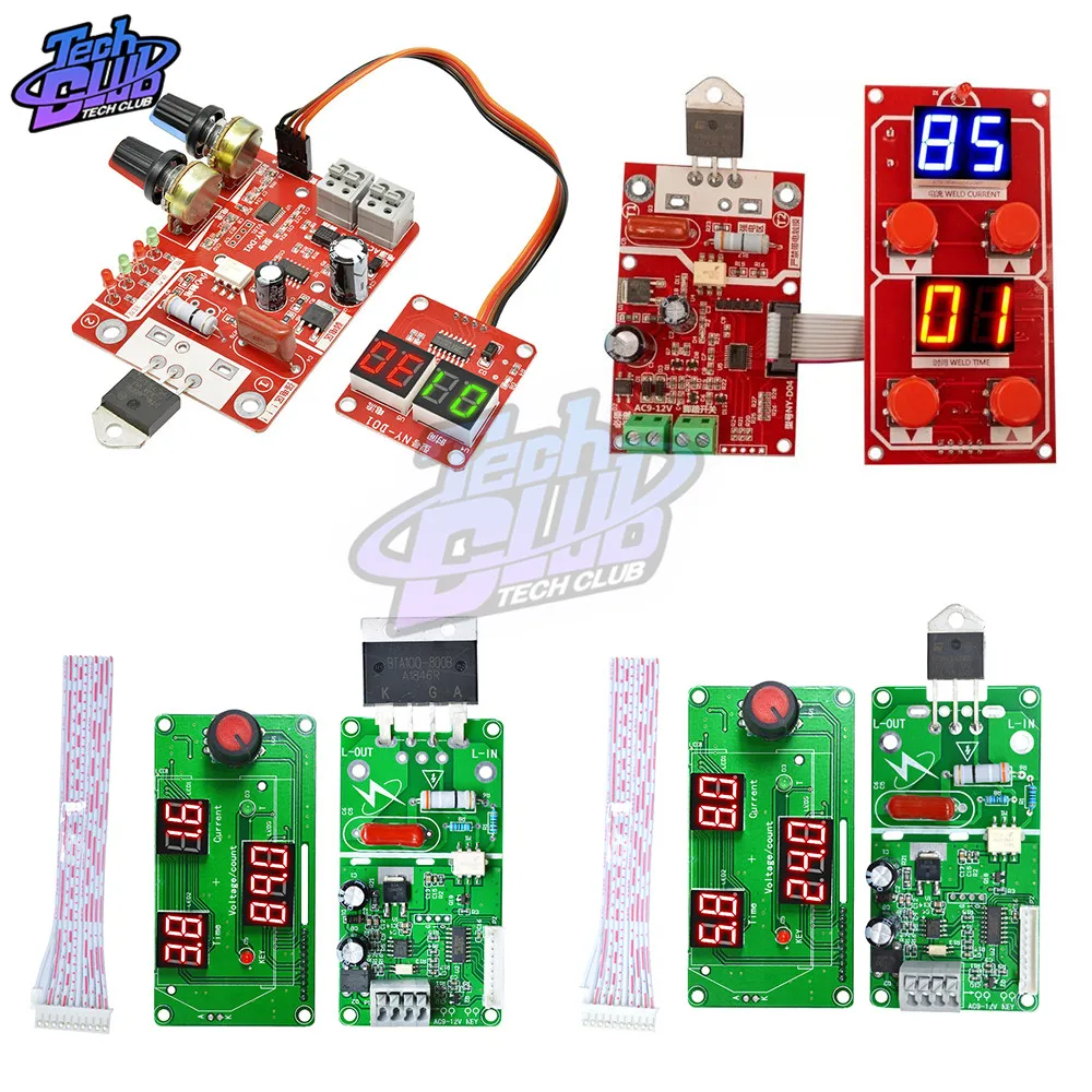 Панель управления точечной сваркой цифровой амперметр с цифровым дисплеем