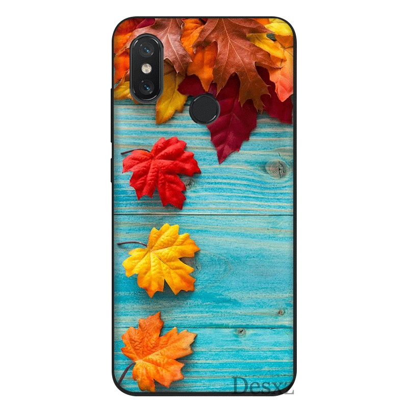 Mobile Phone Case Tpu For Xiaomi Redmi Note 4 4X 5 6 7 Pro 5A Cover Autumn Falling Leaves Maples New Multi Colors Shell | Мобильные