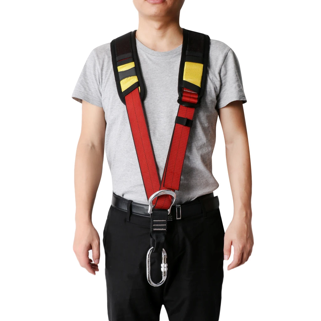 safety shoulder strap sling with carabiner for rock climbing harness equip free global shipping