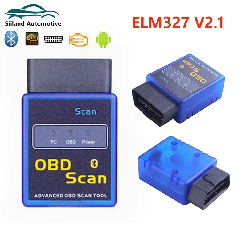 

ELM327 V2.1 elm 327 VGATE V2.1 OBD Scan Work for Android Symbian Windows System BT-Compatible Car Diagnostic Scanner Tool