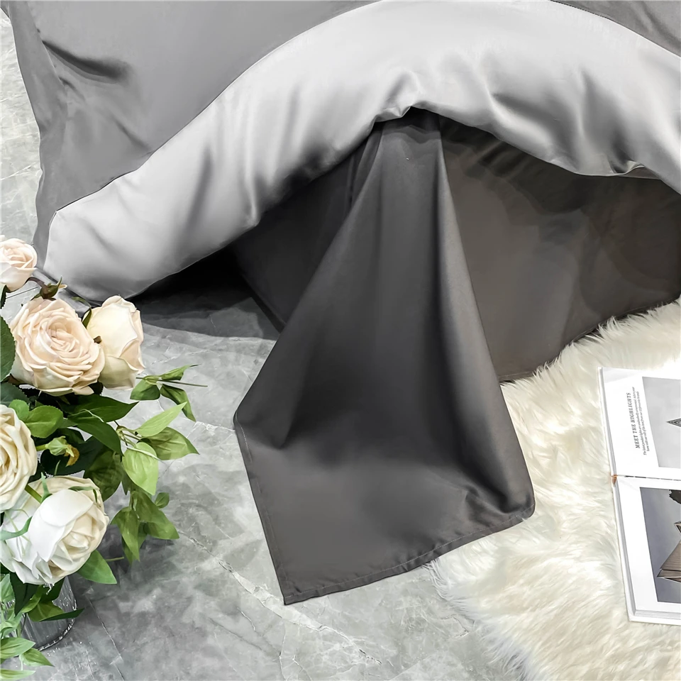 Набор постельных принадлежностей из египетского хлопка с цветной вышивкой