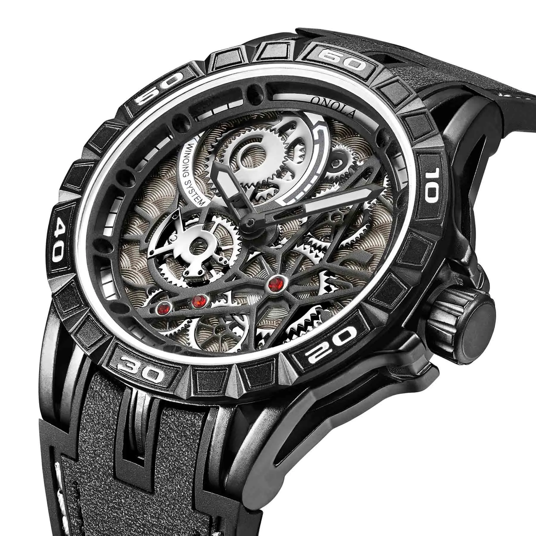 

Classic unique design sports men's watch belt waterproof quartz watch