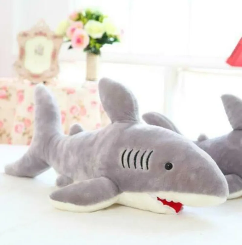 

160cm/62" Shark Plush Toy Pillow Huge Soft Toy Gift Big Stuffed Big Shark Toy Stuffed Animals