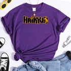 Футболка женская В Стиле Аниме Haikyuu, модная футболка оверсайз с винтажным принтом, уличная одежда с круглым вырезом и коротким рукавом, топы для женщин