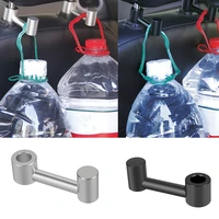 1 pcs new durable aluminum alloy automobiles hooks vehicle seat back headrest mount hook car interior organizer accessories