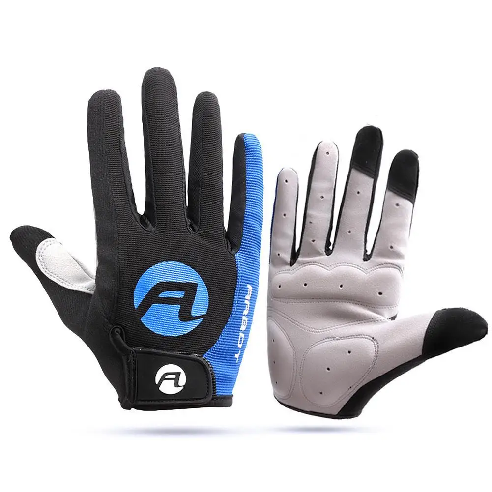 

1 Pair of Anti-skid Sun-proof High Temperature Resistance Mountain Bike Warm Keeping Outdoor Cycling Running Touch Screen Gloves
