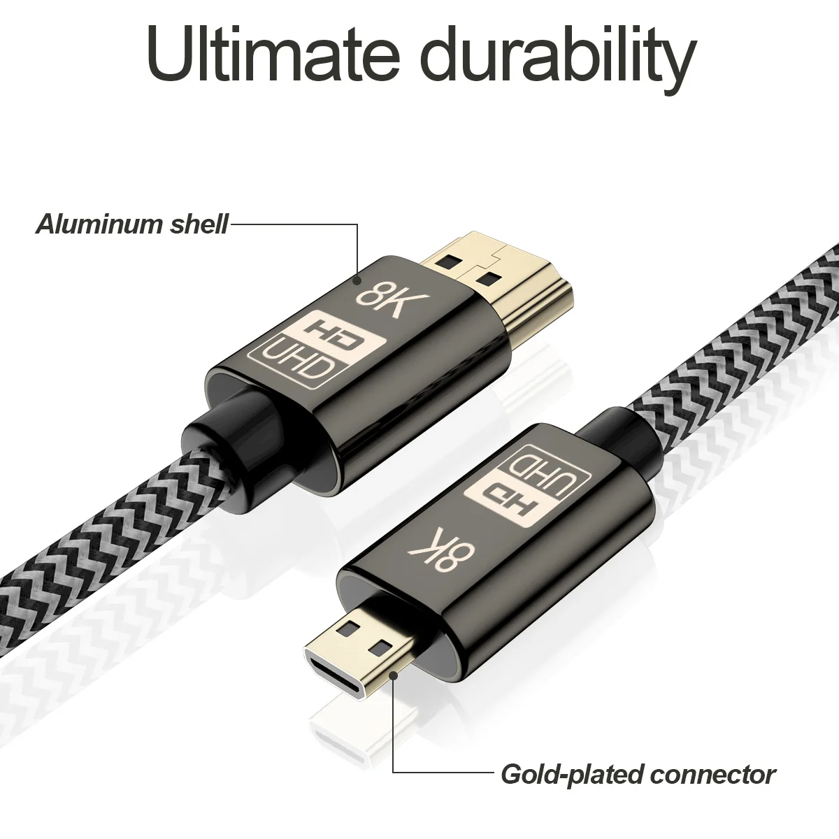 CY Chenyang Micro HDMI-совместимый с 2 1 Ultra-HD UHD 8K 60 Гц 4K 120 кабель 48 Гбит/с | Компьютеры и офис