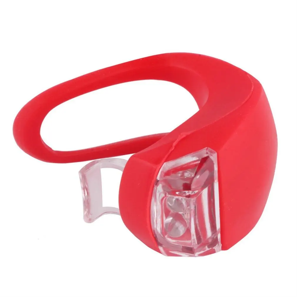 

2017 1 pcs Waterproof LED Head Front Rear Wheel Bicycle Bike Cycling Silicone Head Front Rear Wheel Safety Light Lamp
