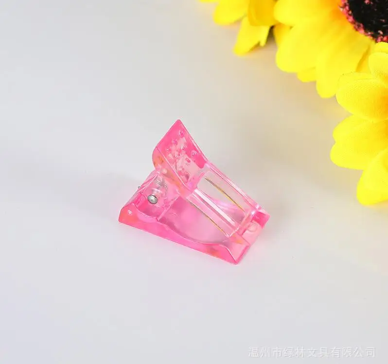 5Pcs Nail Tips Clip Quick Building Poly UV Builder Gel Assistant Tool DIY Manicure Plastic Extension Clamp
