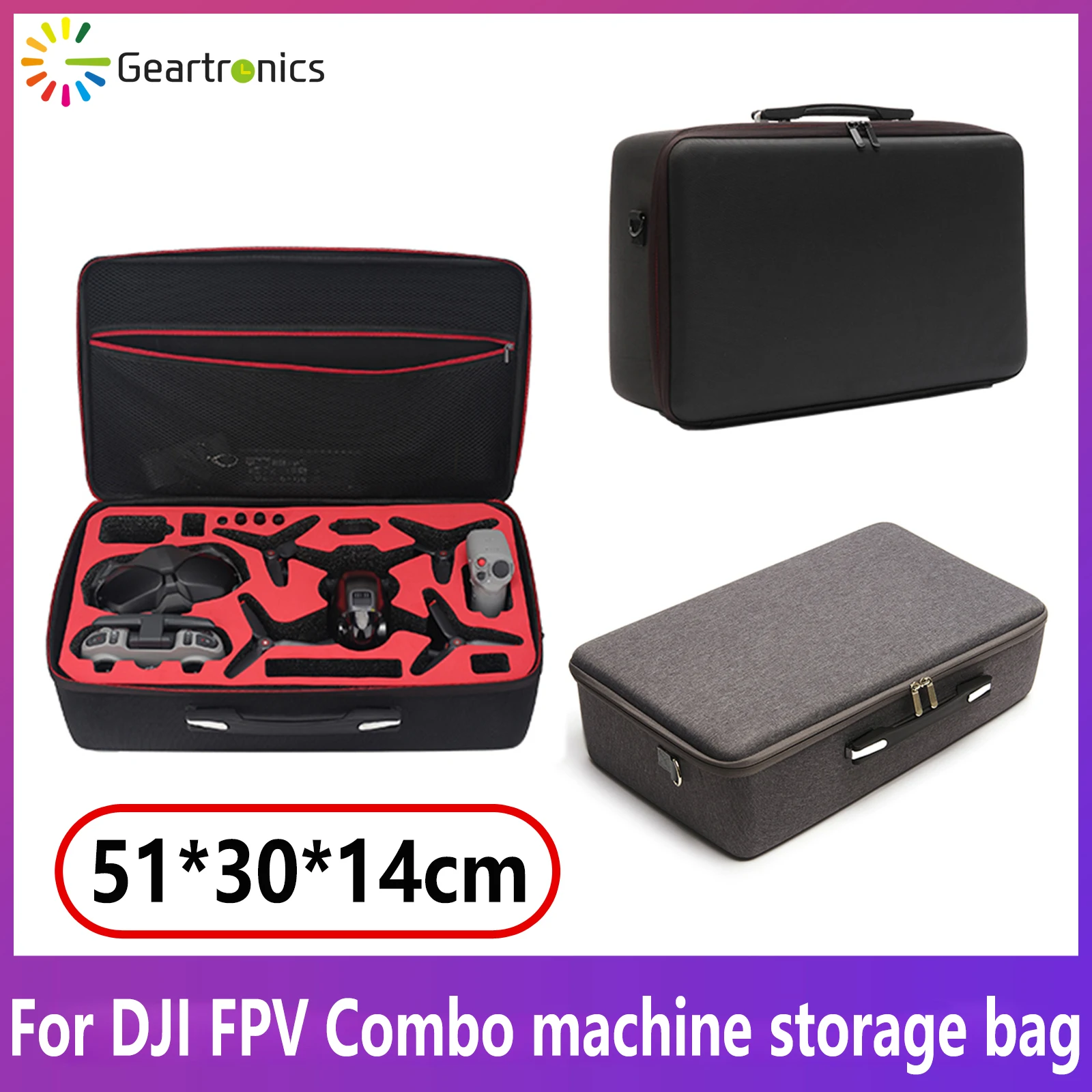 Dji FPV Backpack Shoulder Bag Carrying Case Outdoor Remote Control DJI Combo Drone Goggles Accessories For Fpv Box | Электроника