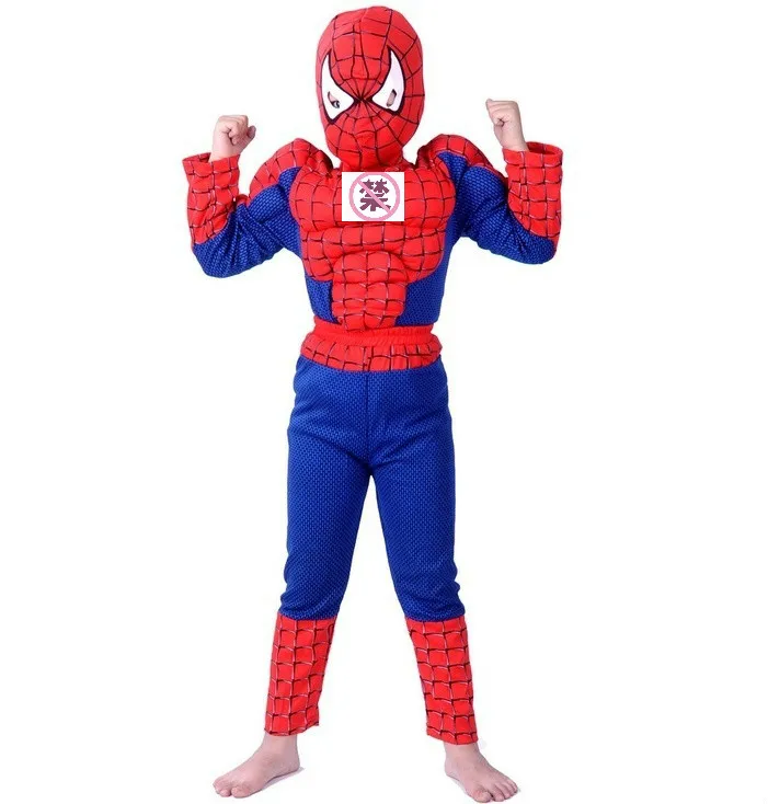 Детский костюм на Хеллоуин костюмы паука Комплекты Одежда для сцены или