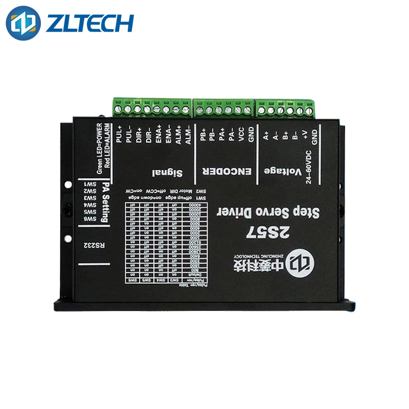 

Nema 24 60mm DC 24V 36V 4.8A shaft diameter 8mm 3N.m hybrid closed loop stepper servo motor and driver kit for Packing Machine