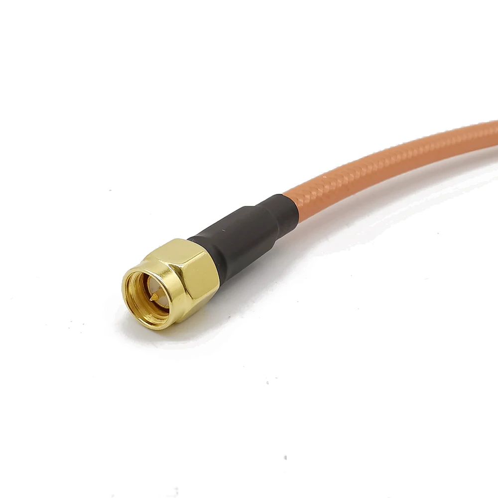 Коаксиальный высокотемпературный кабель с двойной защитой RG400 коаксиальный