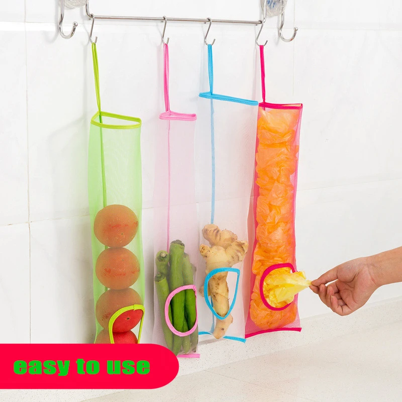 Кухня хранение мусора мешок лук держатель овощей картофеля Висячие Сетки фрукты