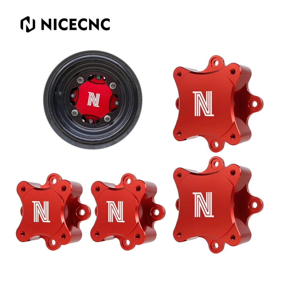 Передняя и задняя Ступица колеса с ЧПУ 4X115 Центральная прокладка для Yamaha Raptor 700