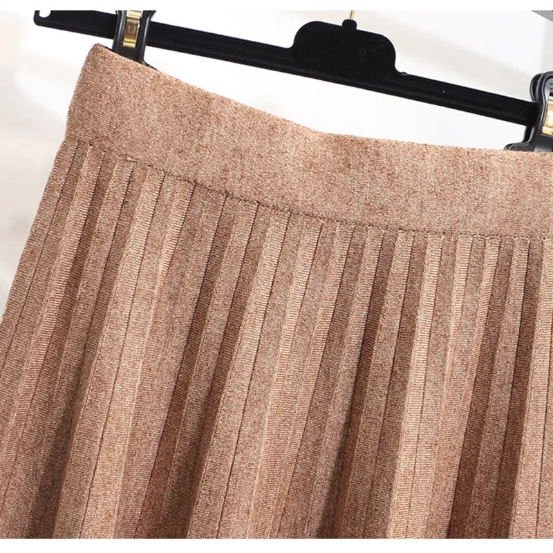 Женская плиссированная мини юбка SETWIGG однотонная серая трикотажная короткая с