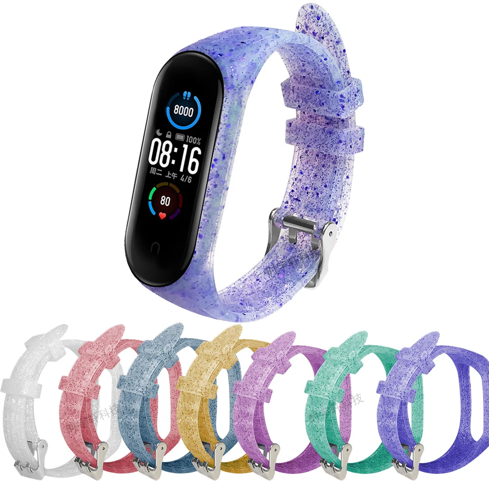 

Спортивный ремешок для часов Xiaomi Mi Band 3, 4, 5, силиконовый ремешок для смарт-браслета xiaomi mi Band 3, 4, 5