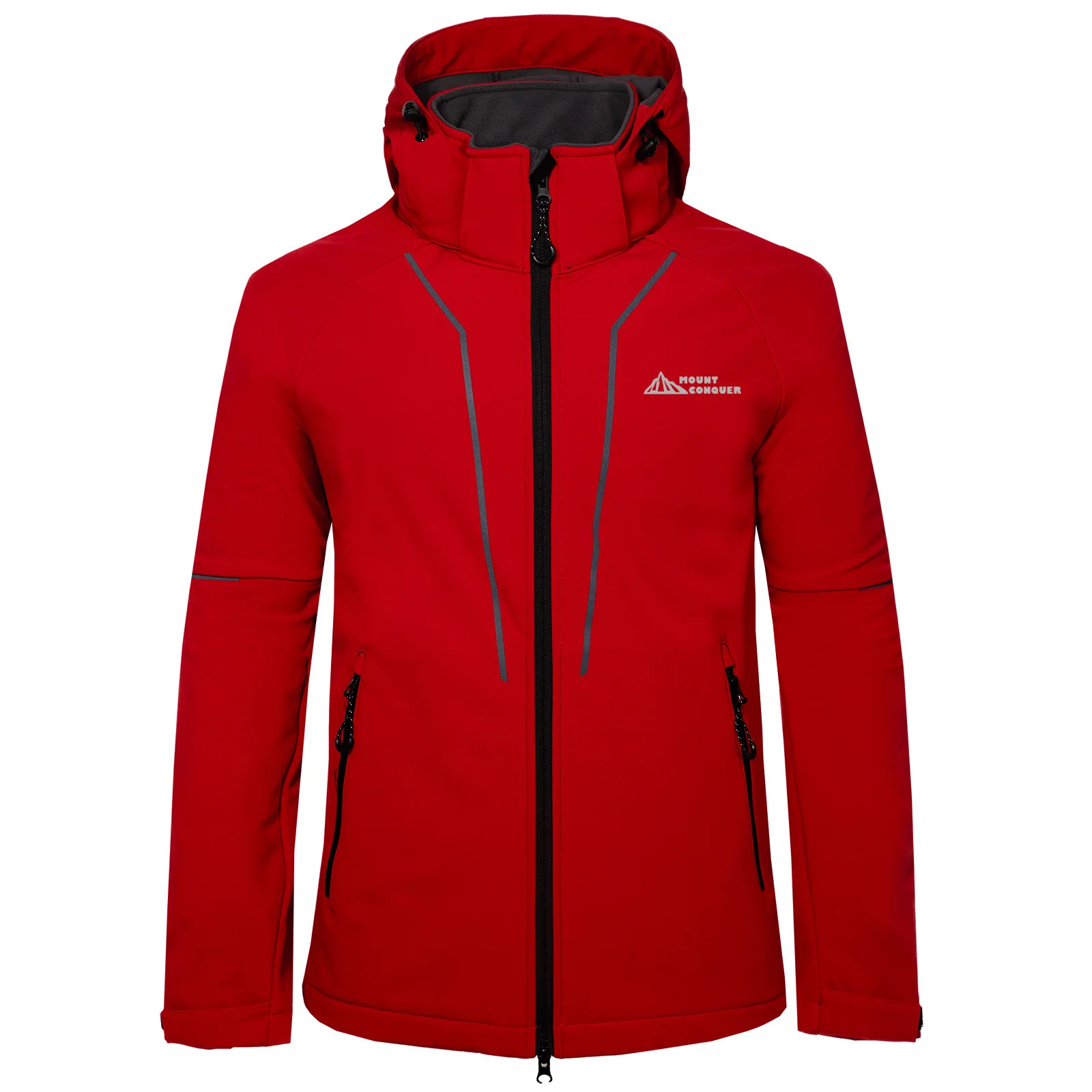 

Men's outdoor hiking camping sports jacket fleece soft shell jacket 8002