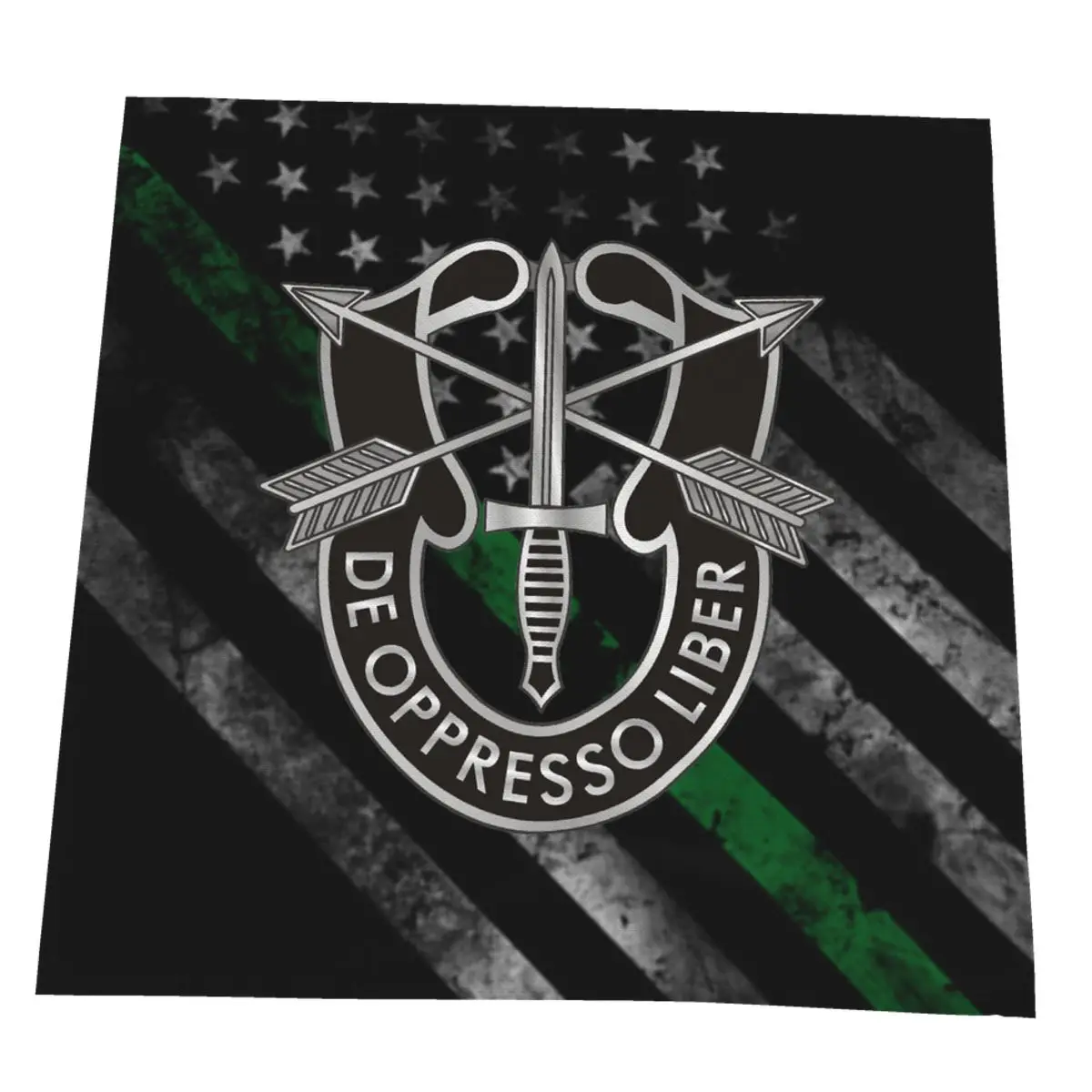 

Army Special Forces Logo Napkin For Party Wedding Table Cloth Linen Cotton Available Restaurant Dinner 50x50cm Premium Hotel