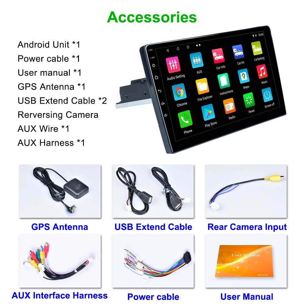 9/10 дюймов 1 din Android автомобильный мультимедийный плеер Авто радио Gps центральный FM