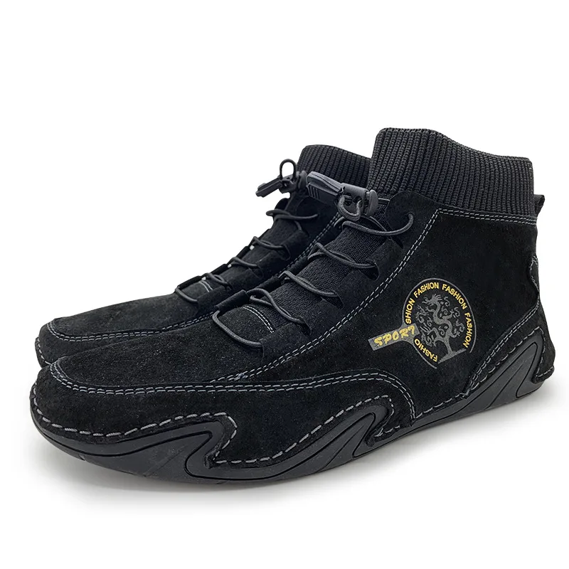 

Zapatillas De Deporte De Piel De Vacuno Para Hombre, Mocasines A La Moda, Sin Cordones, Para Conducir, Suave, Masculino