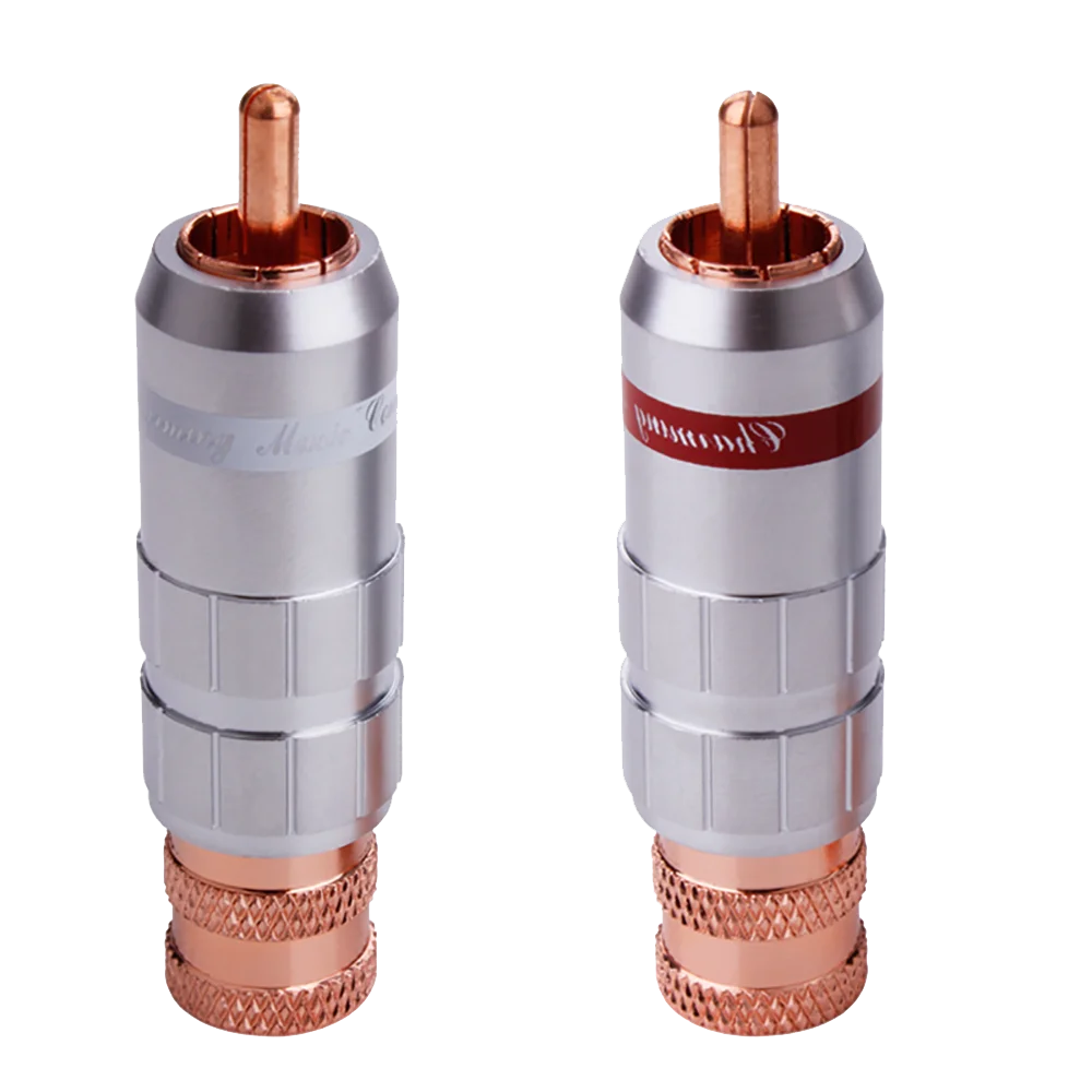 4 шт. новые YYAUDIO 8016 красные медные разъемы RCA сигнальные головки для аудиокабеля|head