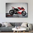 Холст для живописи мотоцикл Ducati 1299 superleggera Superbike транспортных средств Silk настенные художественные плакаты и принты для гостиной домашний декор