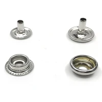 9mm thickness metal snap fastener buttons wallet rivet clasp jacket childrens clothing button jeans collar belt buckle