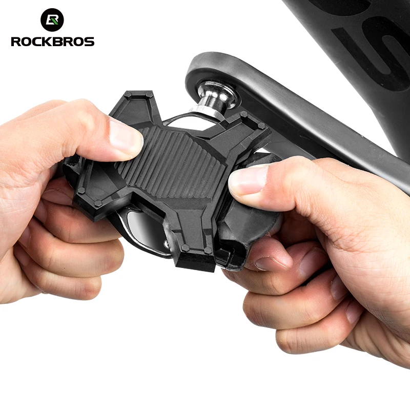 ROCKBROS Clipless Platform Adapter Pedal for Shimano SPD Speedplay Cycling Pedal Convert  KE0 for Look Universal Pedal Adapters