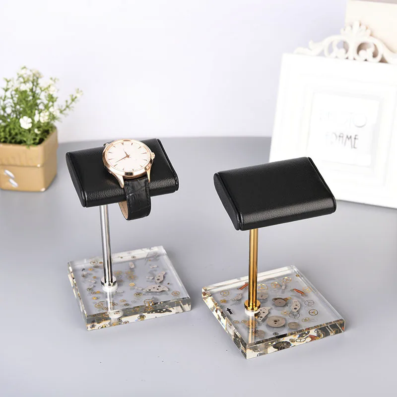 

PU Leather Watch Display Oragnizer Stand Holder Table Top Jewelry Tower for Men Women Jewelry Gift Organizer