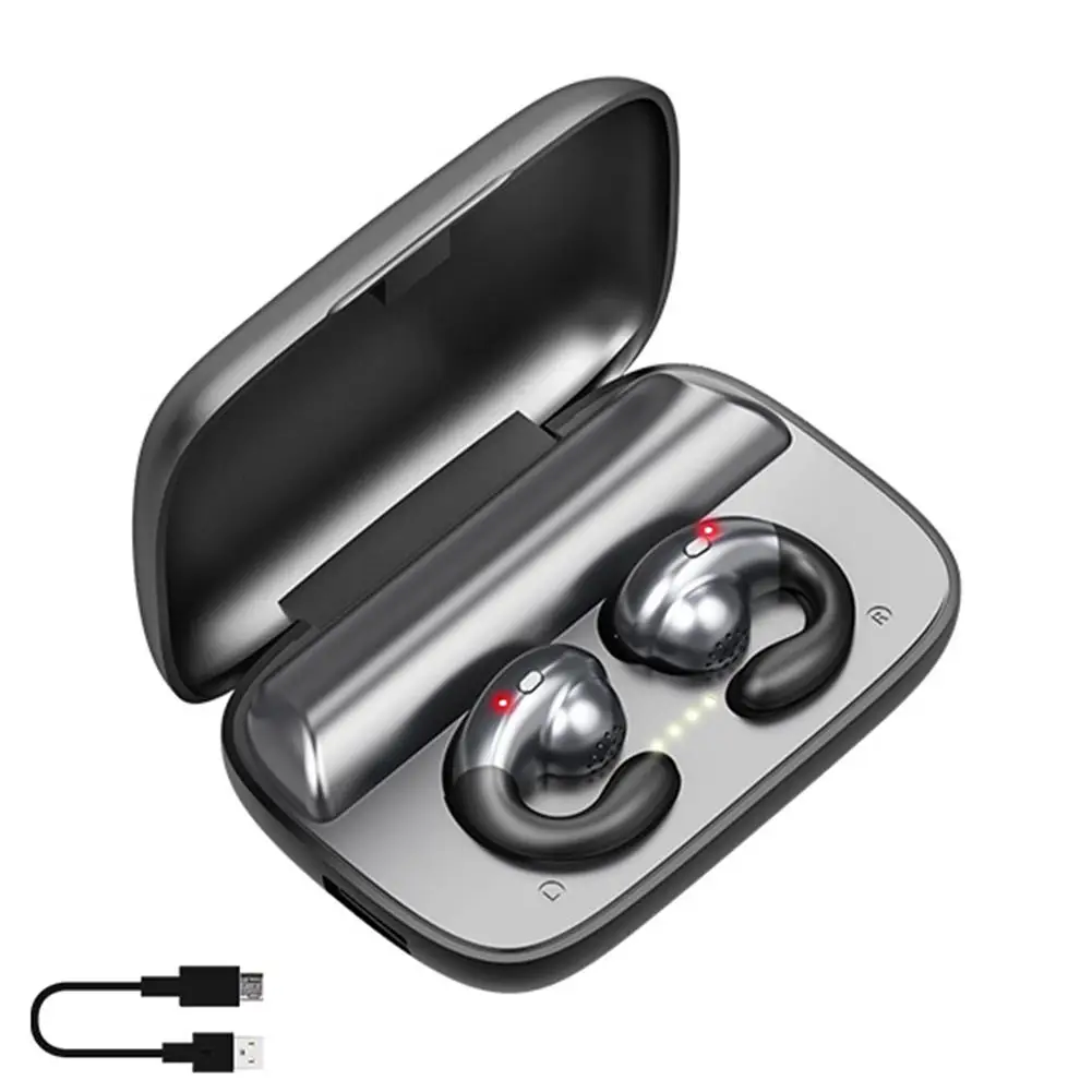 S19 TWS 5 0 беспроводная Bluetooth гарнитура F9 Висячие Наушники для костной проводимости