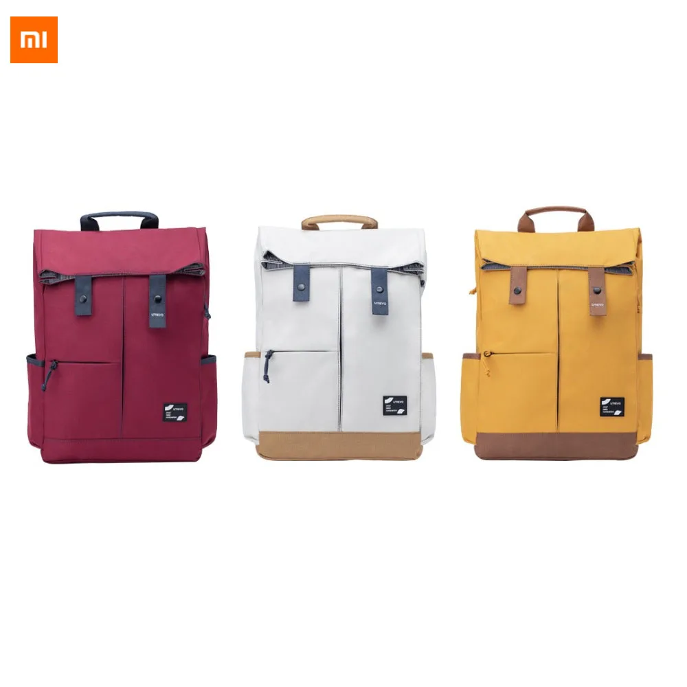 Xiaomi Mijia 90fun Urevo рюкзак Ipx4 водоотталкивающий 13л большой емкости ранец 14/15. 6 дюймов