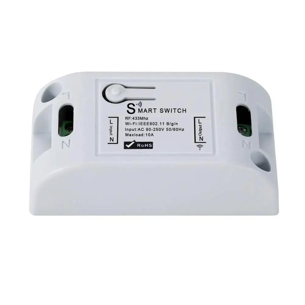 Умный переключатель GERMA RF Wi-Fi 433 МГц 2200 Вт 10 А | Электроника