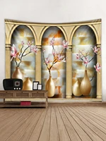 chinese mural decoration printing tapestry scene decoration cloth factory direct sales can be customized size