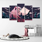 Аниме плакат Гая в Фране, 5 шт., HD печатная Картина на холсте, модульная для современной спальни, гостиной, домашний декор