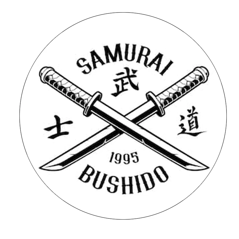 

Personalized Customization Japanese Samurai Katana Version 1995 Kanji Sticker PVC Decals