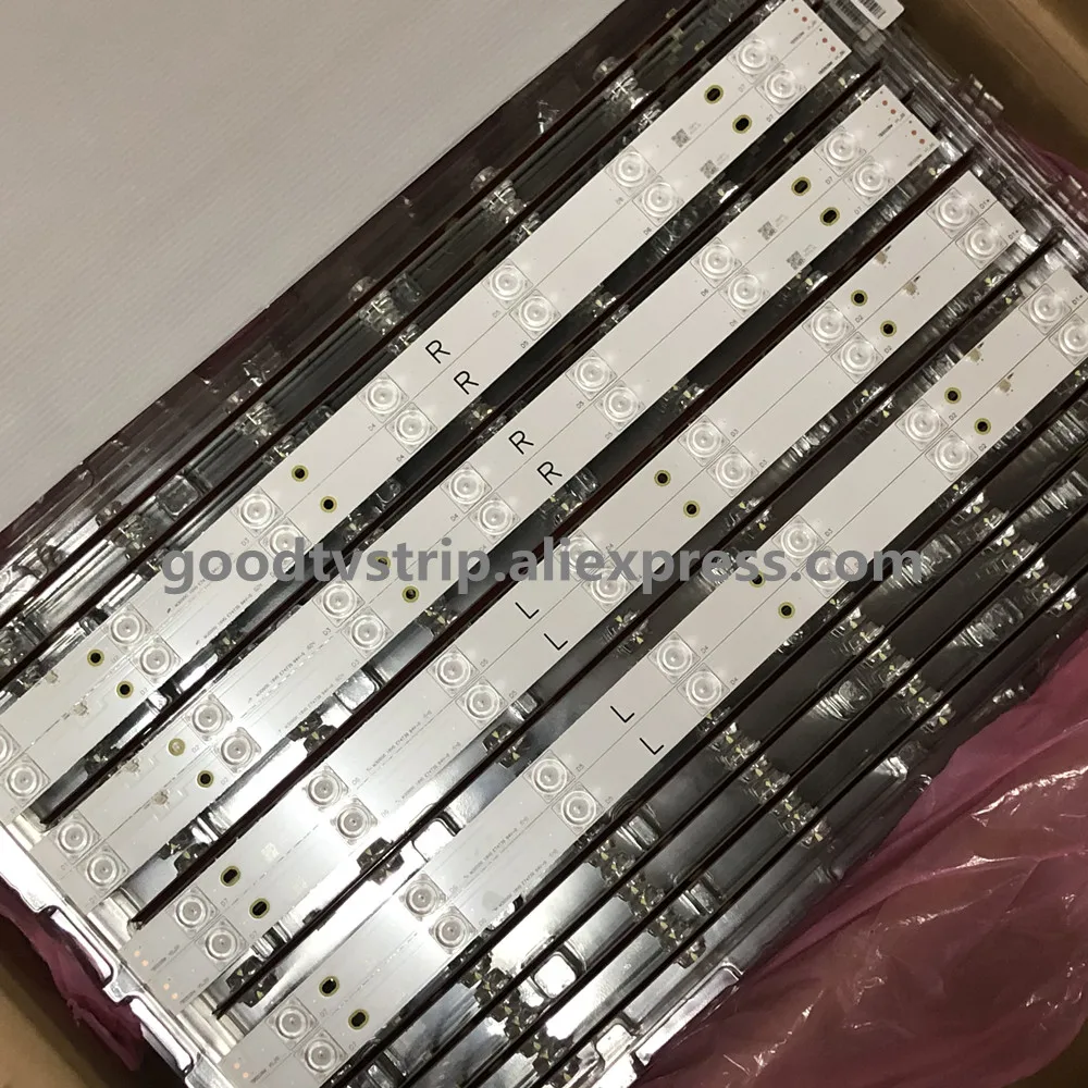 16 шт. / Компл. Светодиодная лента подсветки для Panasonic TX 55DS503E 55DX603E 55DX650E 55DX600E 55DX600 55DX650