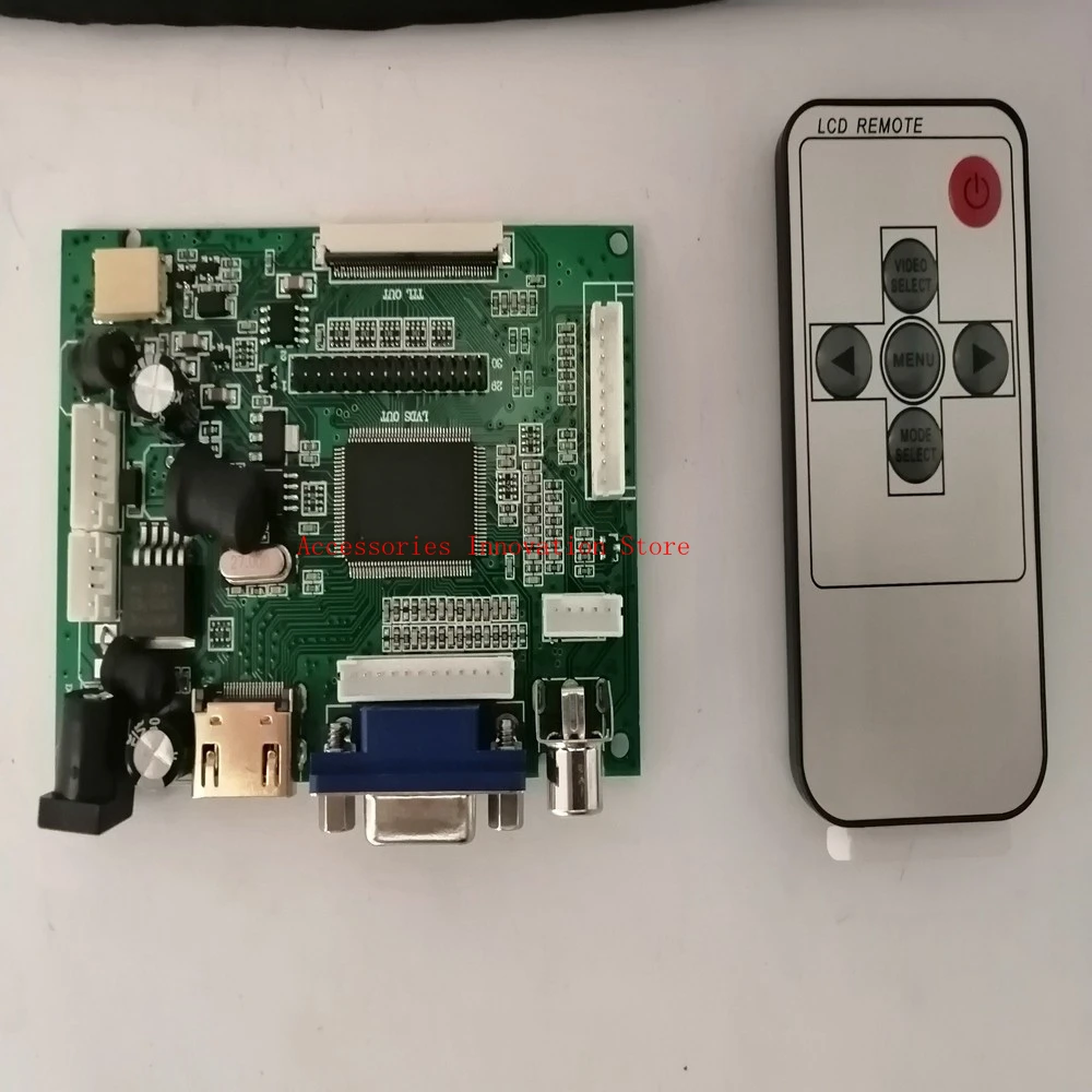 Новый комплект для монитора Φ HDMI + VGA 2AV плата драйвера контроллера 1366x768 40Pins ЖК