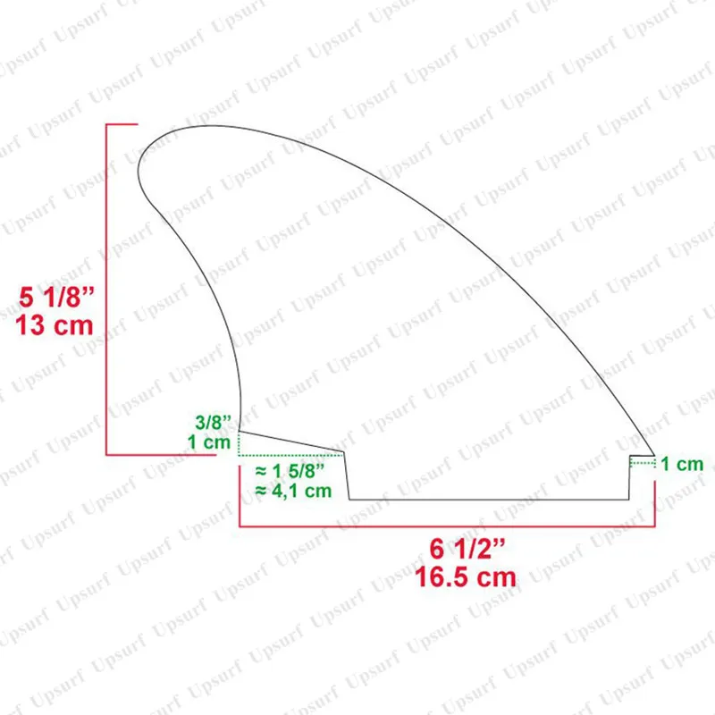 Surf Будущем Плавники будущее Килевой плавник двойным ребром черный 2 шт./компл.