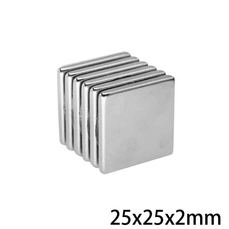 2 ~ 100 шт. мощные неодимовые магниты 25x25x2 мм | Обустройство дома