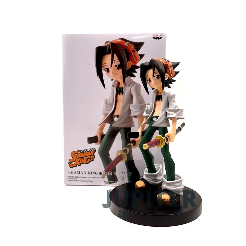 

Оригинальная игрушка ARTFX J Banpresto SHAMAN KING You Asakura, стоящая позиция с ножом, Аниме фигурки, коллекционные игрушки, подарки
