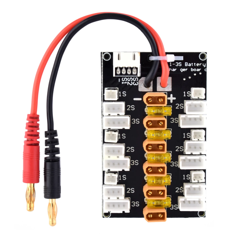 1S 3S 20A XT30 Lipo батарея параллельная зарядная плата для IMAX B6 зарядное устройство с 6