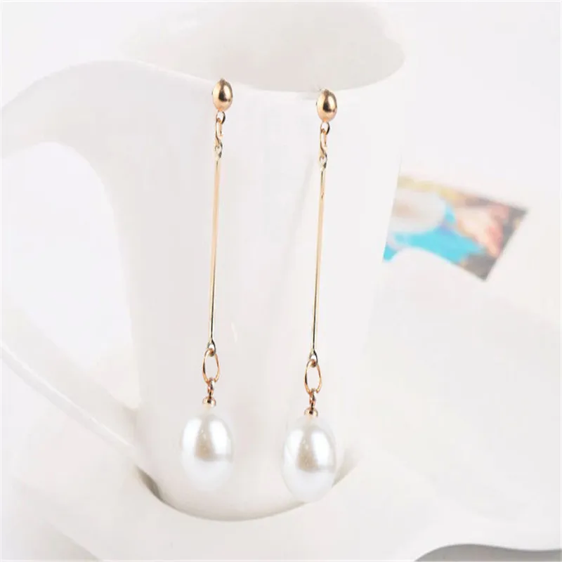 Оптовая продажа высокое качество новинка 2017 имитация жемчуга серьги ювелирные