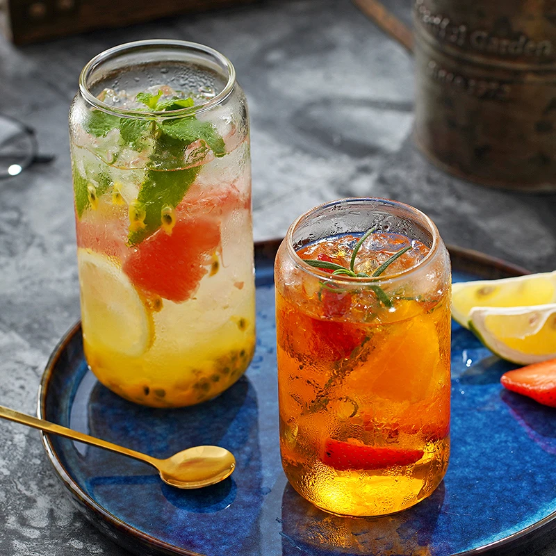 Пивная кружка прозрачный Стекло чашки Чай Кофе Cola шумовой фильтр для сока молоко