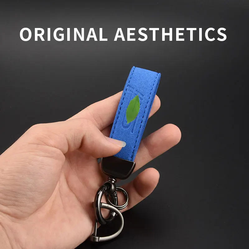 Suede Key Strap STI Logo Ring For Subaru legacy Outback XV Foreste Impreza Trezia BRZ Wrx Levorg Liberty Tribeca Keychain |