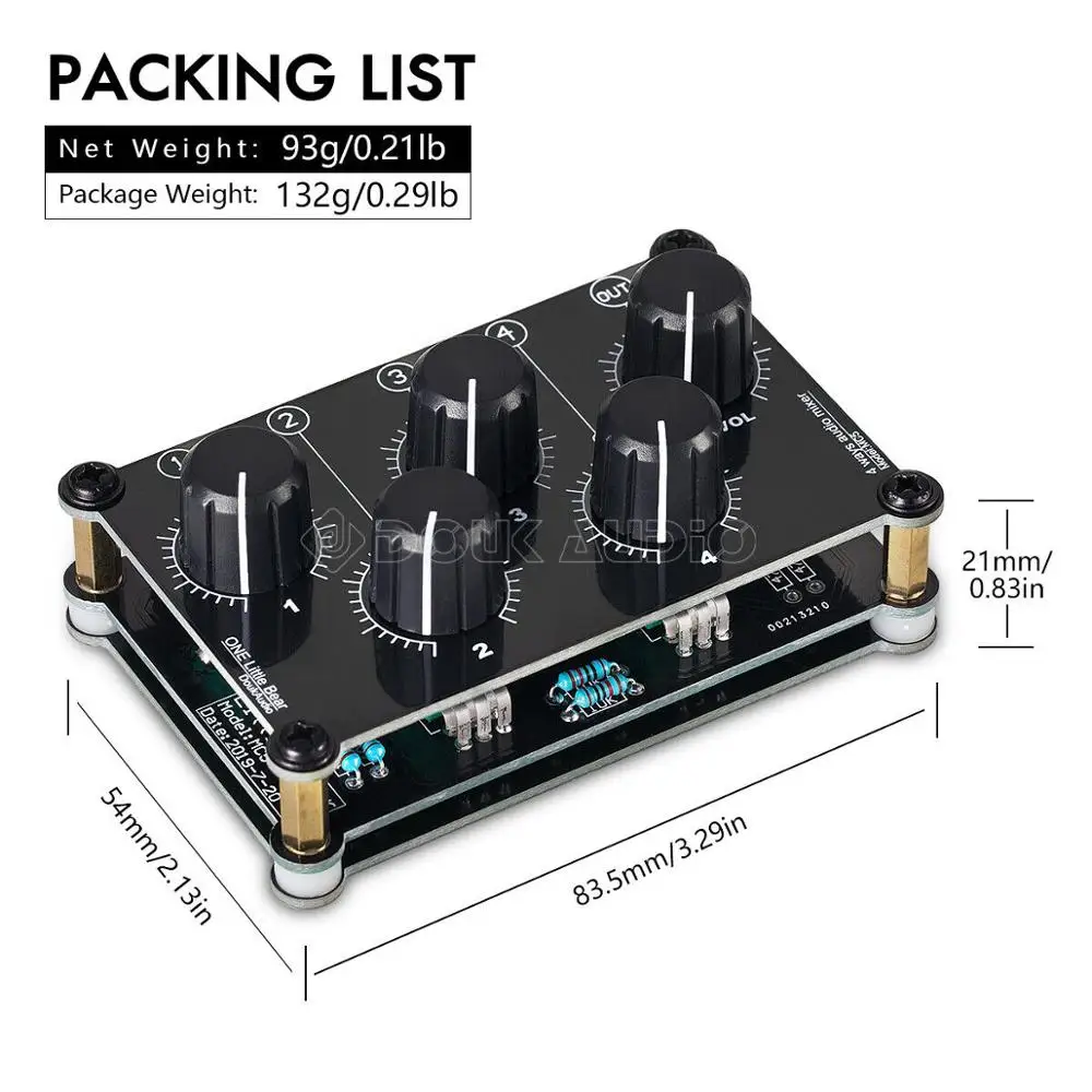 Портативный 4 канальный линейный Миксер для студийной записи мини стереозвук